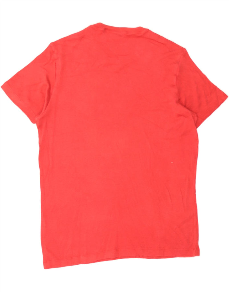 TRUSSARDI JEANS Mens T-Shirt Top XL Red Cotton Vintage Trussardi Jeans and Second-Hand Trussardi Jeans from Messina Hembry 