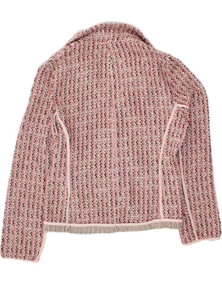 STREET ONE Womens 3 Button Blazer Jacket UK 14 Medium  Red Flecked Acrylic Vintage Street One and Second-Hand Street One from Messina Hembry 