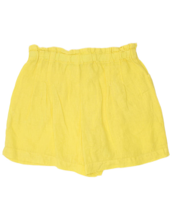 Zara Girls Casual Shorts 11-12 Years W28 Yellow