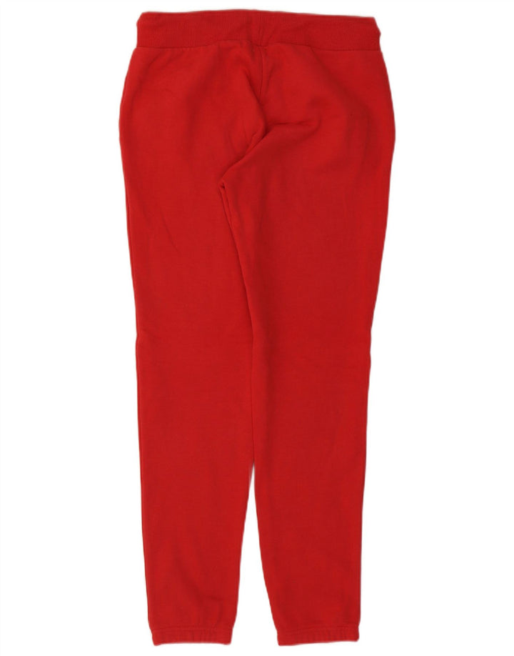 SUPERDRY Womens Tracksuit Trousers Joggers UK 10 Small  Red Cotton