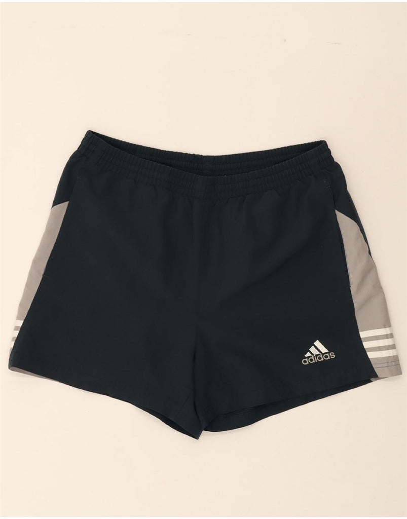 ADIDAS Mens Sport Shorts XL  Navy Blue Colourblock Polyester Vintage Adidas and Second-Hand Adidas from Messina Hembry 