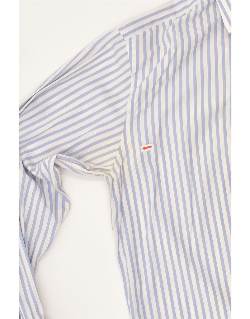 PAUL SMITH Mens London Shirt Size 16 41 Large Blue Striped Cotton | Vintage Paul Smith | Thrift | Second-Hand Paul Smith | Used Clothing | Messina Hembry 