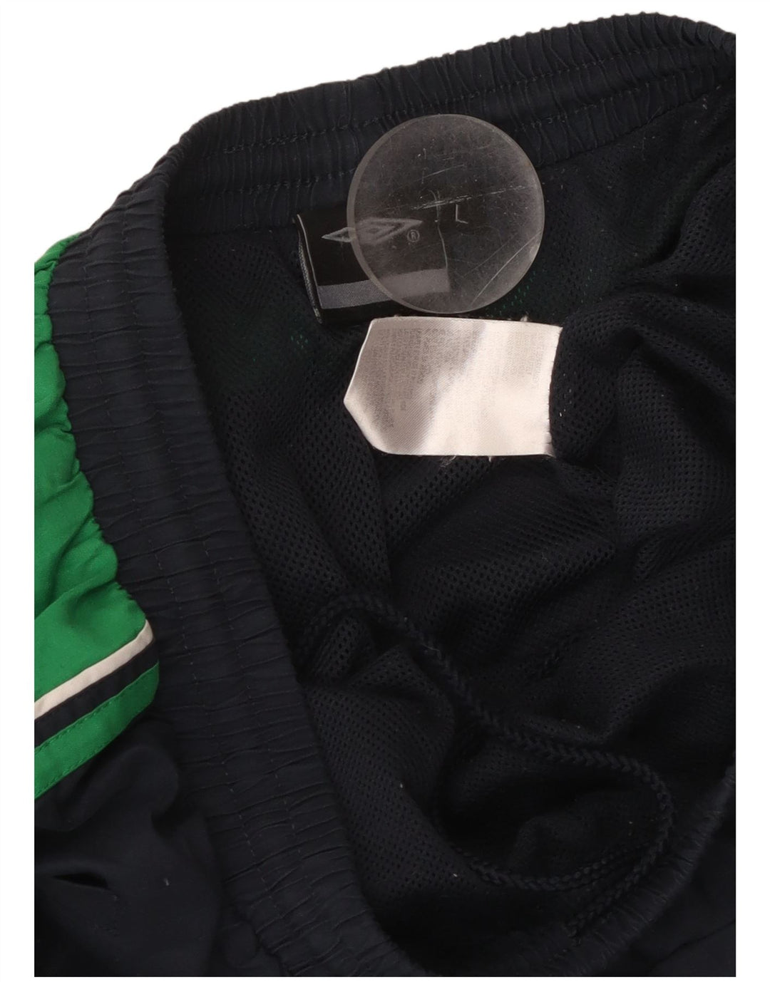 UMBRO Mens Tracksuit Trousers Large  Navy Blue Colourblock Polyester