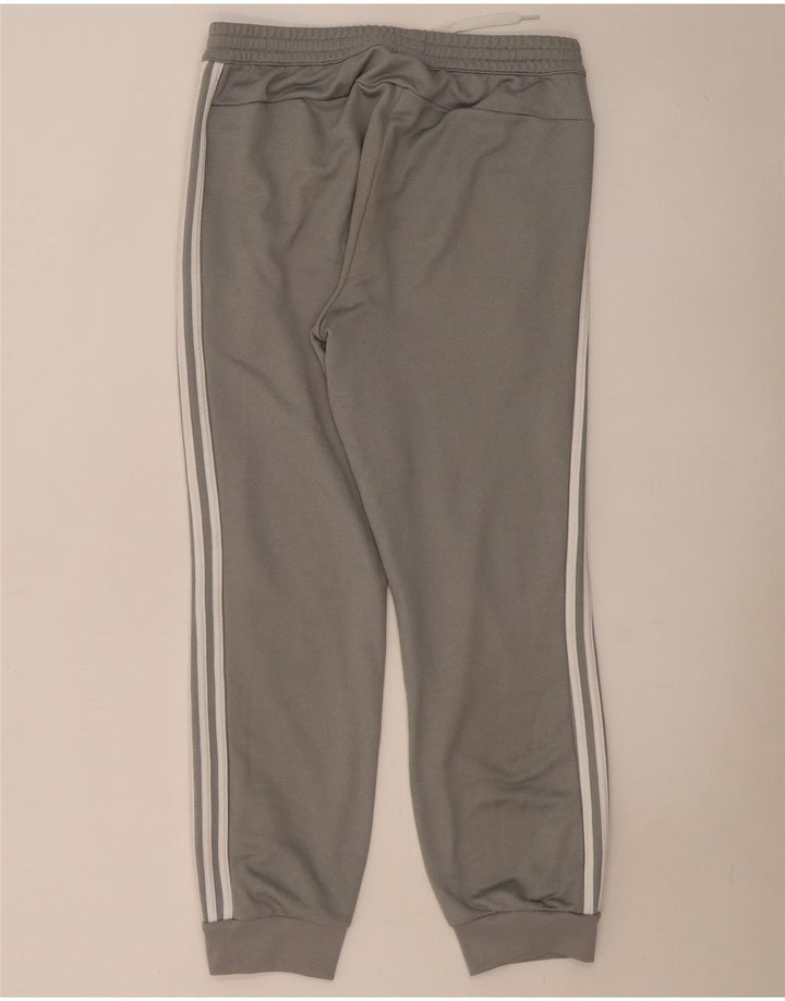 Adidas Mens Tracksuit Trousers Joggers Large Grey Polyester