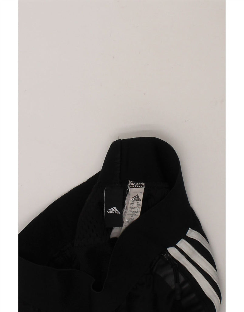 ADIDAS Womens Sport Shorts UK 0/2 2XS  Black Polyester Vintage Adidas and Second-Hand Adidas from Messina Hembry 