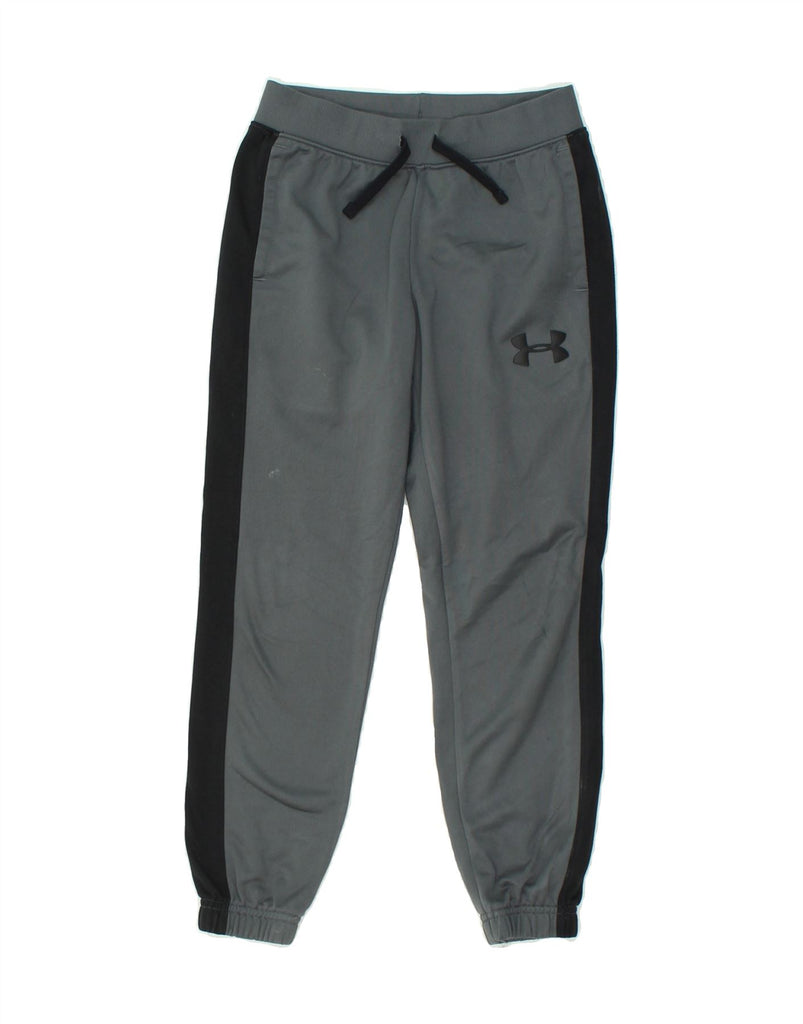 UNDER ARMOUR Boys Tracksuit Trousers Joggers 7-8 Years Small Grey | Vintage Under Armour | Thrift | Second-Hand Under Armour | Used Clothing | Messina Hembry 