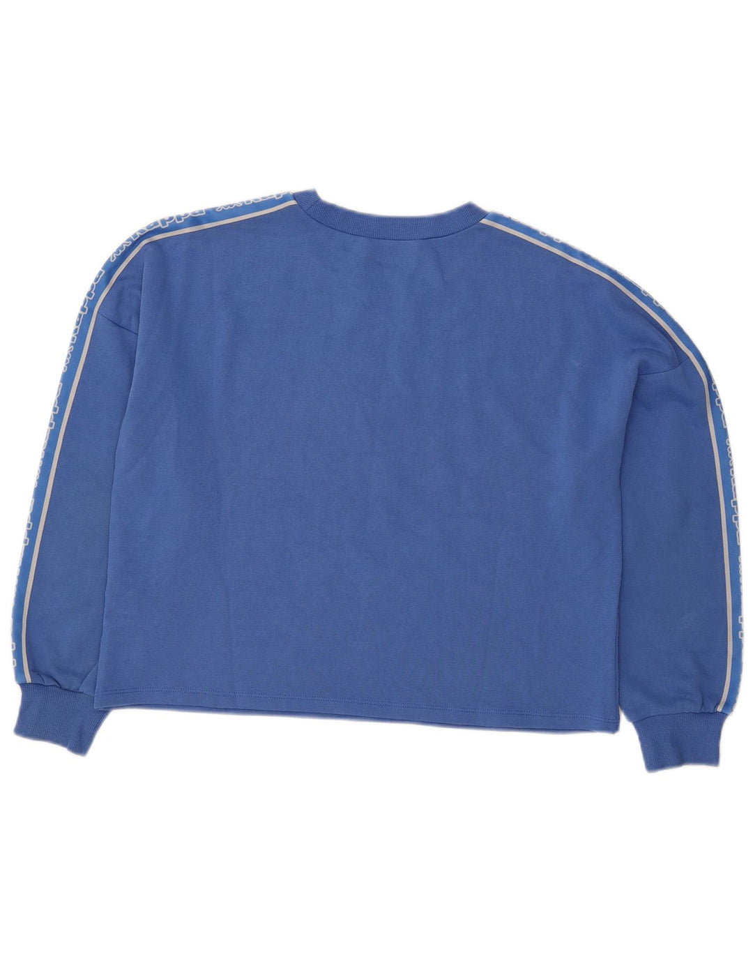Kappa Womens Tezenis Graphic Oversized Sweatshirt Jumper UK 14 Medium Blue