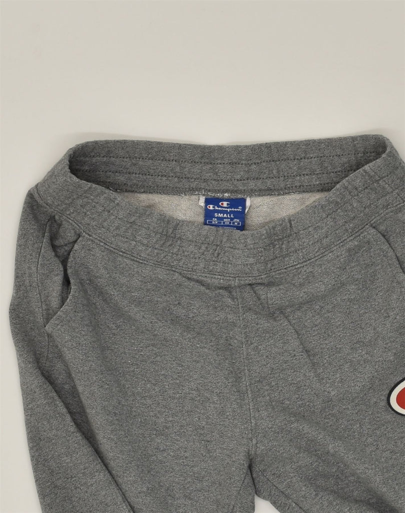 CHAMPION Womens Tracksuit Trousers Joggers Small Grey Cotton | Vintage Champion | Thrift | Second-Hand Champion | Used Clothing | Messina Hembry 