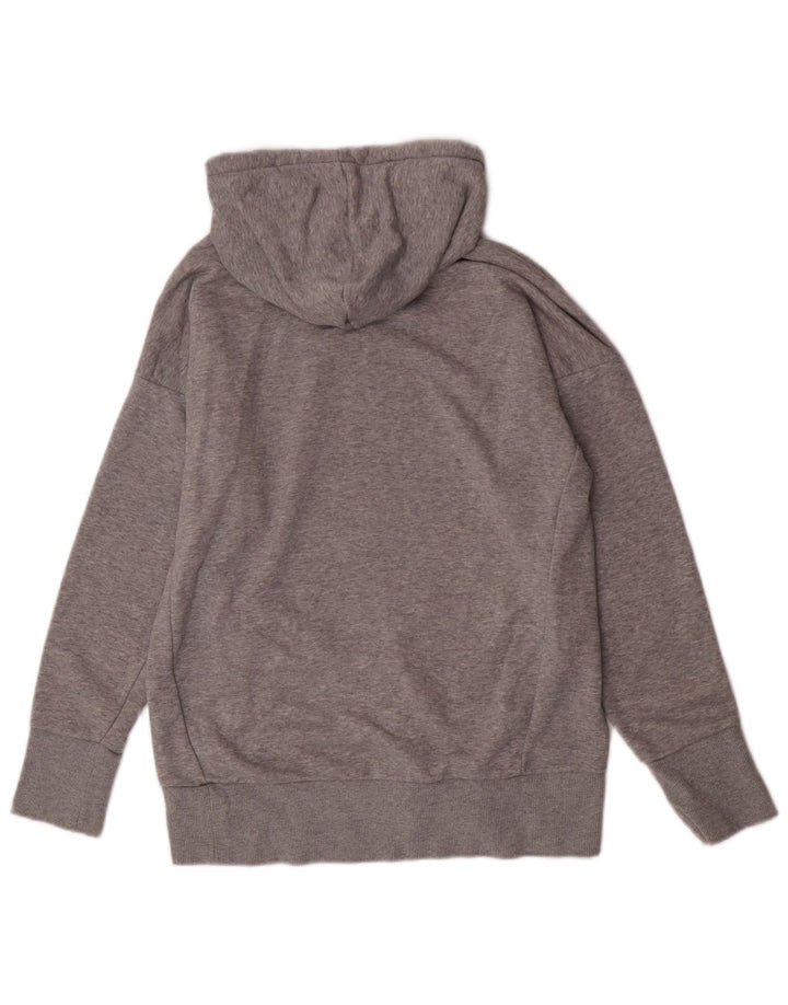 Adidas Womens Graphic Sweatshirt Jumper UK 8/10 Small Grey Flecked