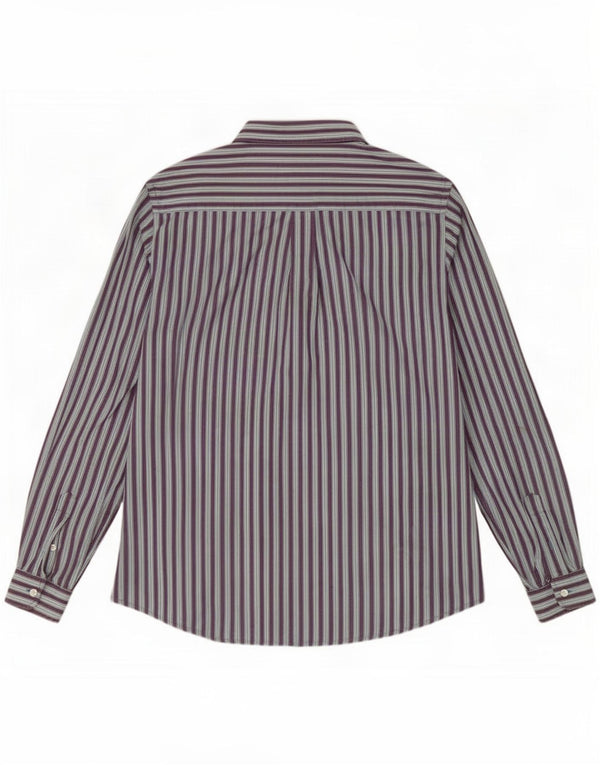 White Stuff Mens Classic Fit Shirt 2XL Purple Striped Cotton