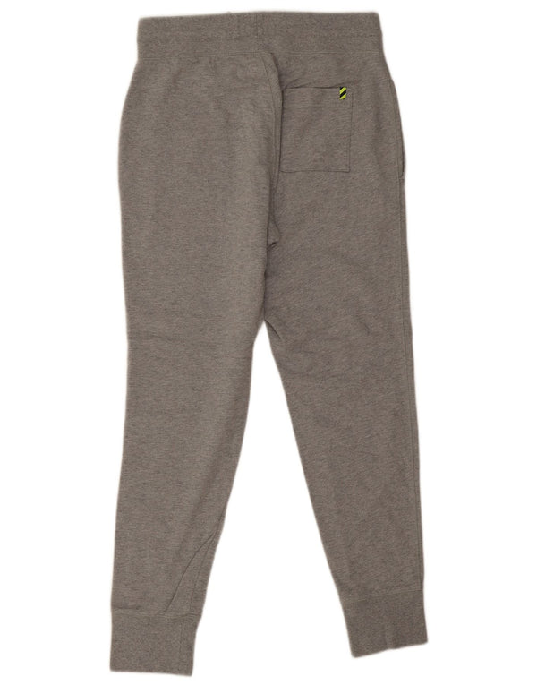 Nike Womens Tracksuit Trousers Joggers UK 12 Medium  Grey Cotton