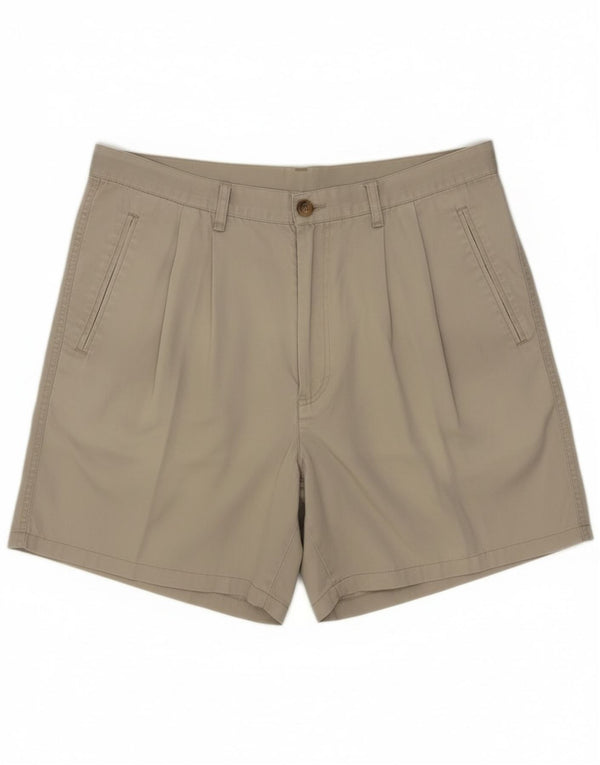 Rifle Mens Pegged Chino Shorts W36 Large  Beige