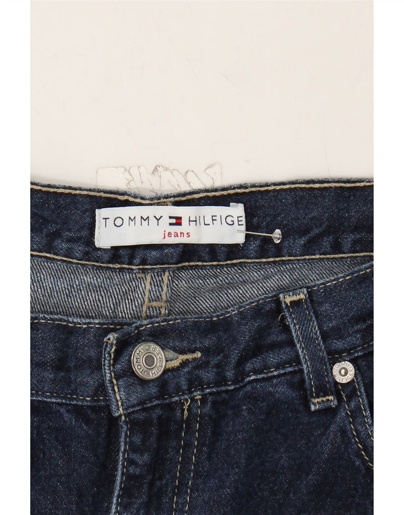 TOMMY HILFIGER Womens Tapered Jeans US 14 XL W34 L32 Navy Blue Cotton Vintage Tommy Hilfiger and Second-Hand Tommy Hilfiger from Messina Hembry 