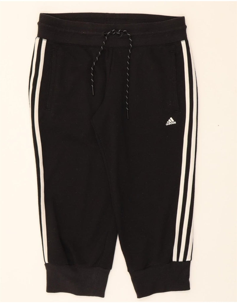 ADIDAS Womens Climalite Tracksuit Trousers Joggers UK 8/10 Small  Black Vintage Adidas and Second-Hand Adidas from Messina Hembry 