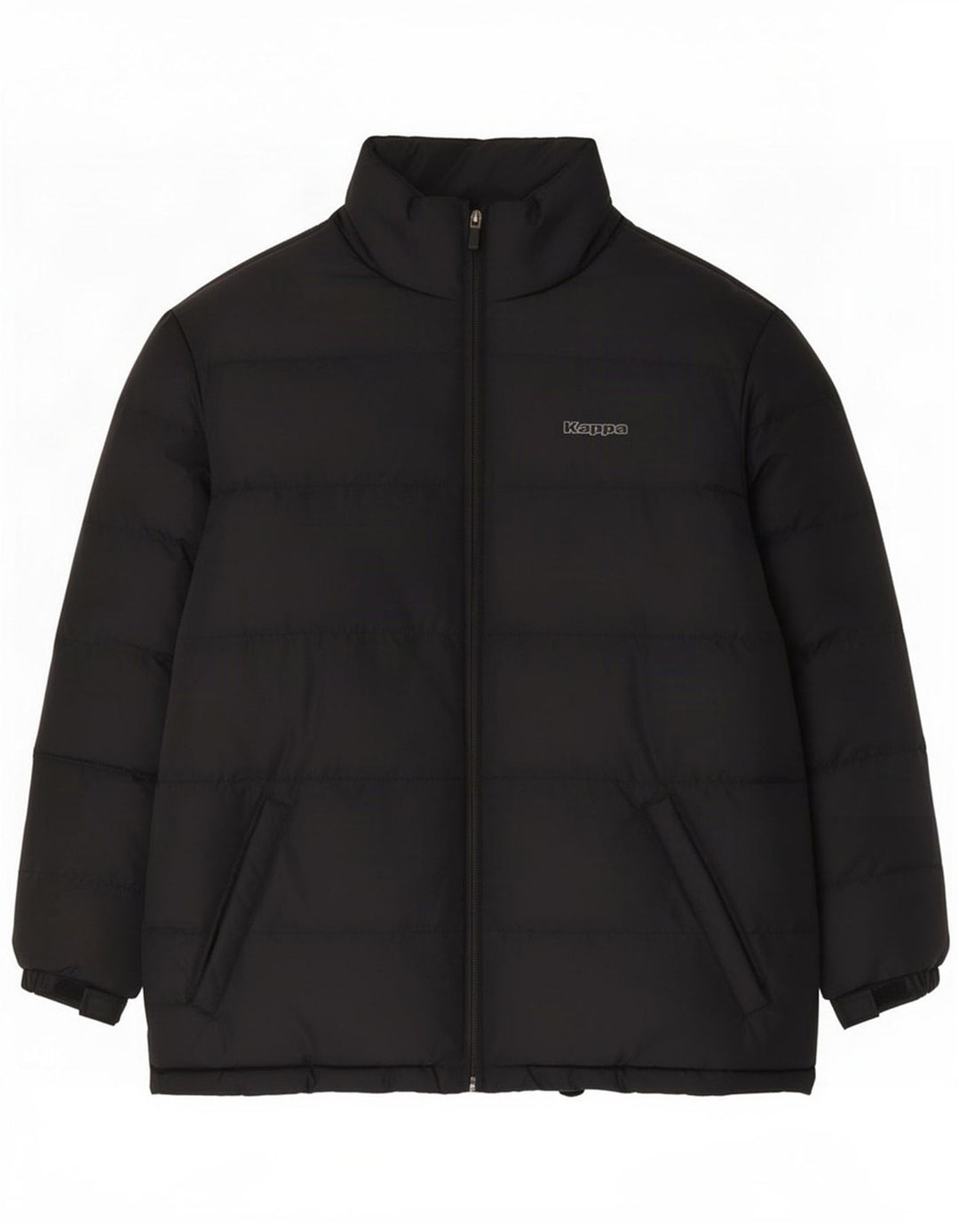 Kappa Boys Graphic Padded Jacket 13-14 Years 2XL Black Polyester