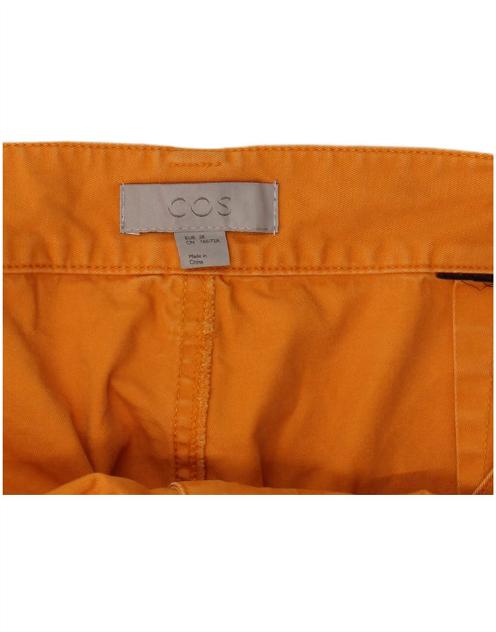 Cos Womens Pegged Cropped Trousers EU 38 Medium W32 L23 Yellow