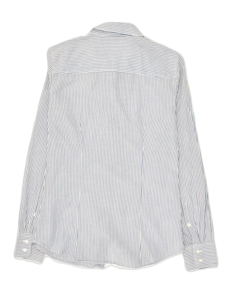 J. CREW Womens Shirt US 0 XS Grey Pinstripe Cotton | Vintage J. Crew | Thrift | Second-Hand J. Crew | Used Clothing | Messina Hembry 