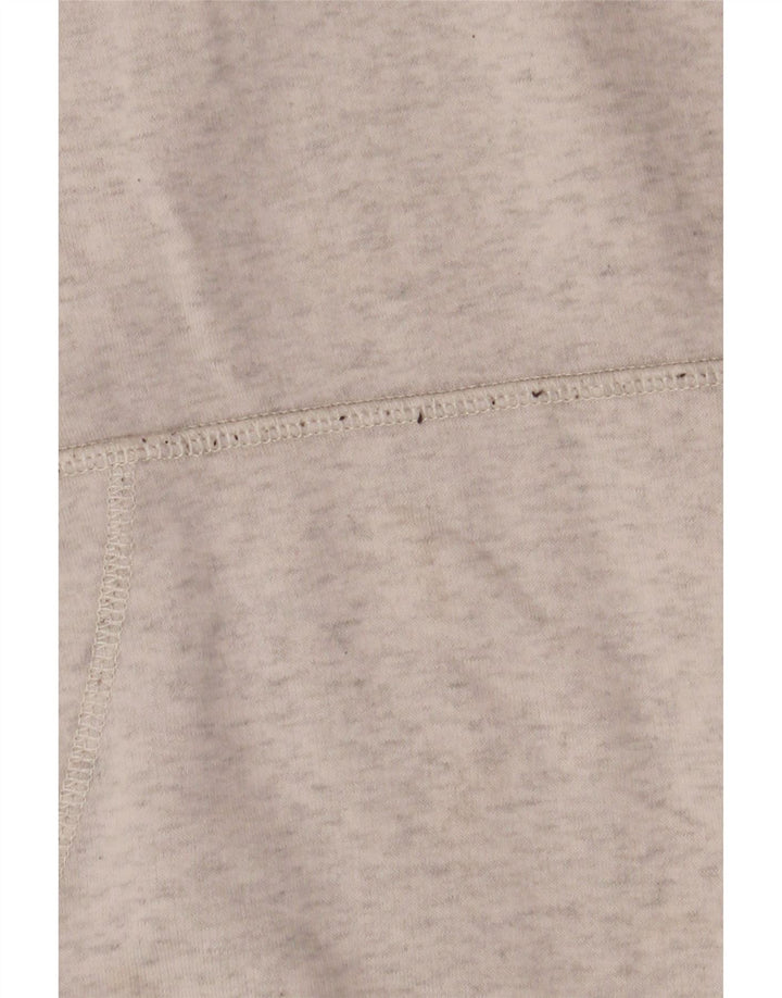 Converse Mens Hoodie Jumper Large Grey Colourblock Cotton