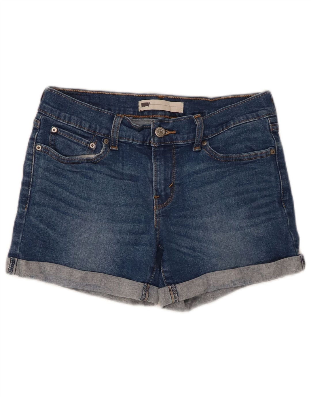 LEVI'S Womens Denim Shorts W26 Small Blue Cotton