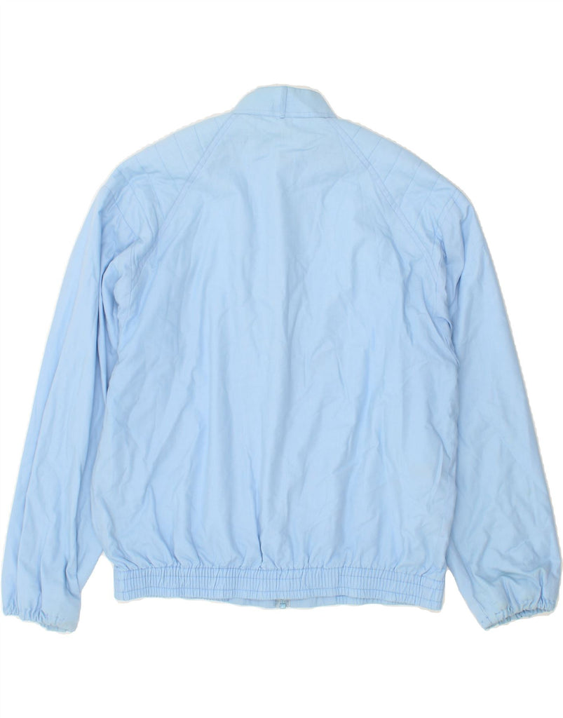 VINTAGE Womens Bomber Jacket UK 16 Large Blue Synthetic Vintage Vintage and Second-Hand Vintage from Messina Hembry 