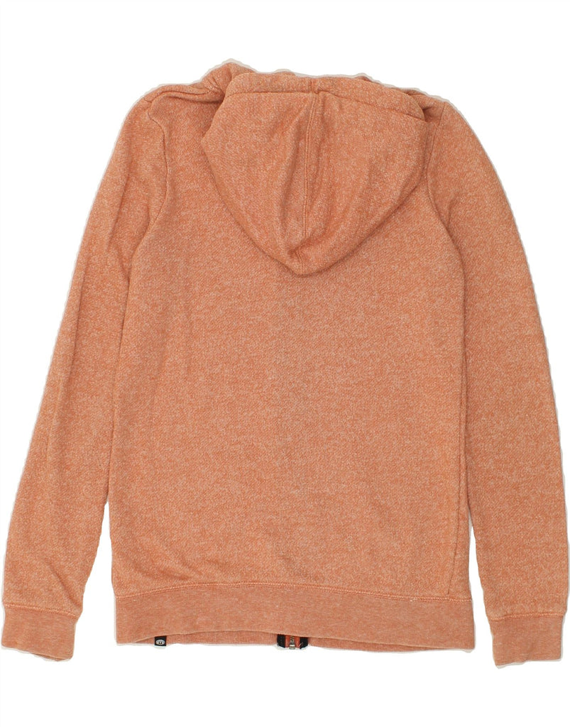 ANIMAL Womens Zip Hoodie Sweater UK 8 Small  Orange Cotton | Vintage Animal | Thrift | Second-Hand Animal | Used Clothing | Messina Hembry 