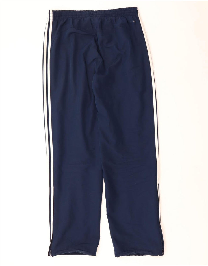 ADIDAS Mens Climalite Tracksuit Trousers Medium  Navy Blue Polyester