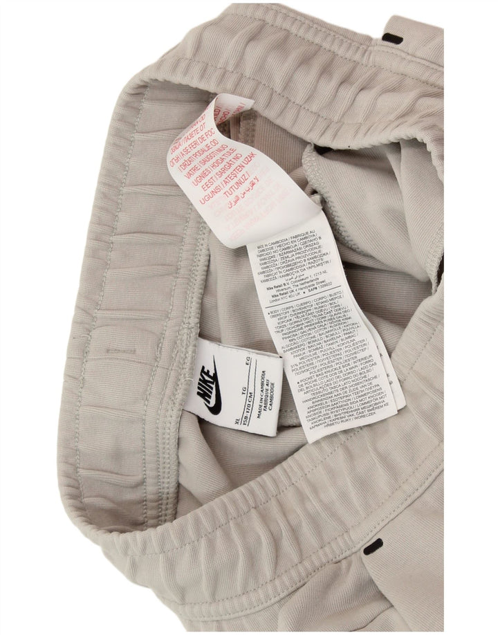 NIKE Boys Tracksuit Trousers Joggers 13-14 Years XL  Grey Polyester