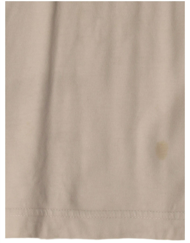 FILA Mens Graphic T-Shirt Top Large White Colourblock Cotton