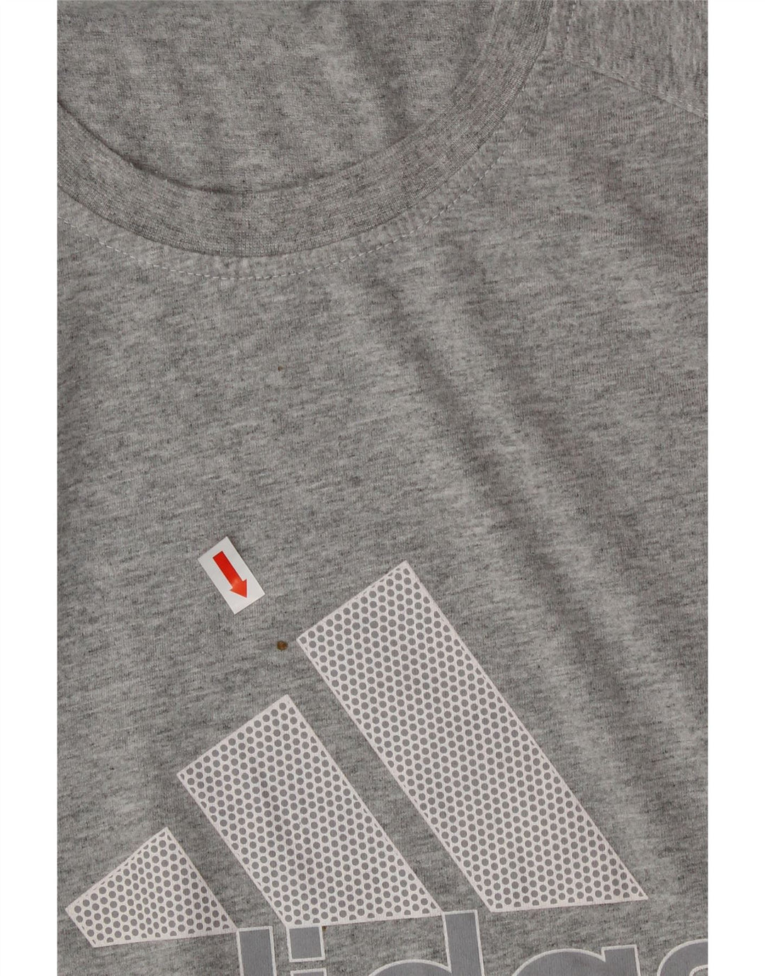 ADIDAS Mens Graphic T-Shirt Top XL Grey Cotton Vintage Adidas and Second-Hand Adidas from Messina Hembry 