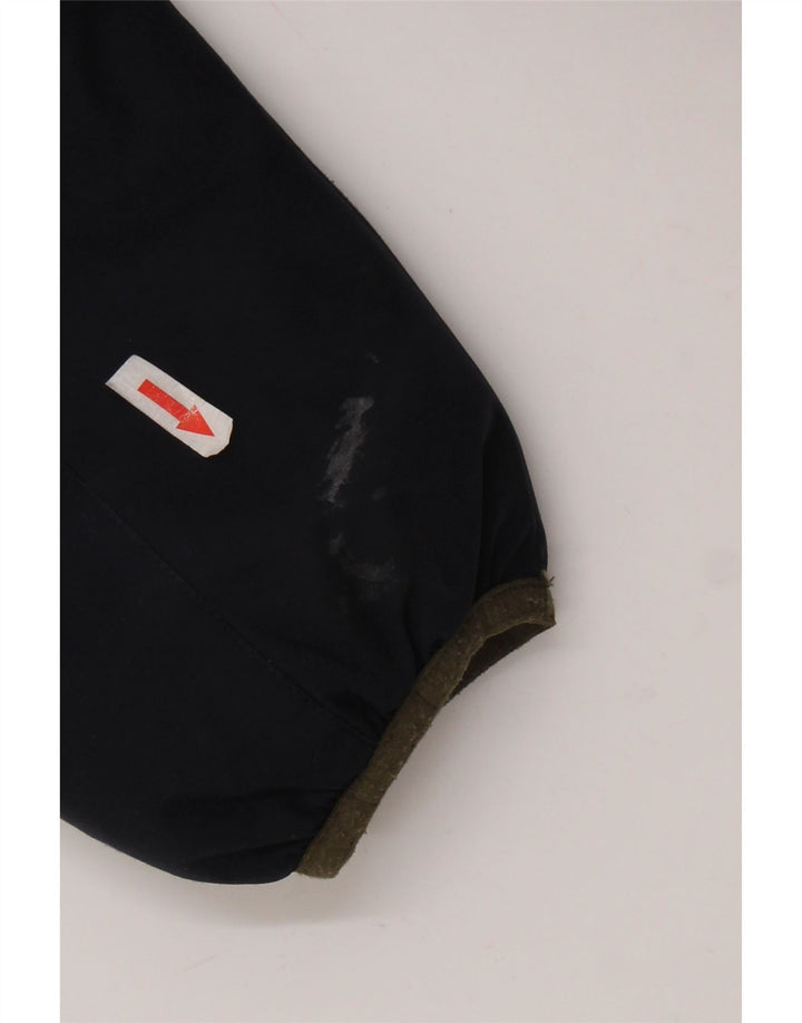 DIESEL Boys Hooded Windbreaker Jacket 9-10 Years Navy Blue Polyester