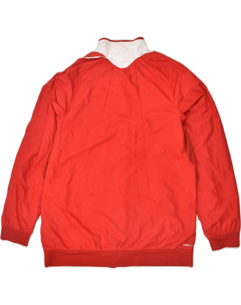 ADIDAS Mens Graphic Rain Jacket Uk 40 Large Red Polyester | Vintage Adidas | Thrift | Second-Hand Adidas | Used Clothing | Messina Hembry 