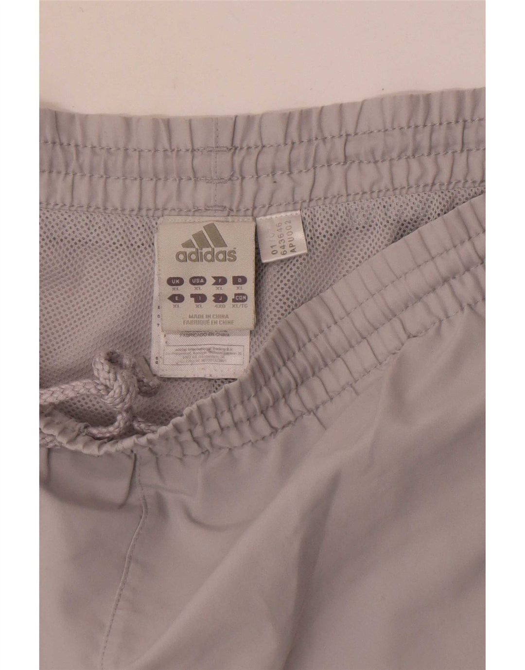 Adidas Mens Sport Shorts XL Grey Polyester