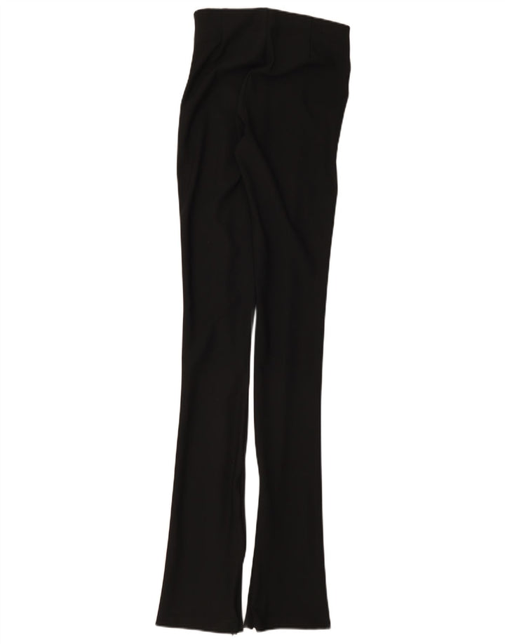 Zara Womens Bootcut Casual Trousers XS W24 L35 Black
