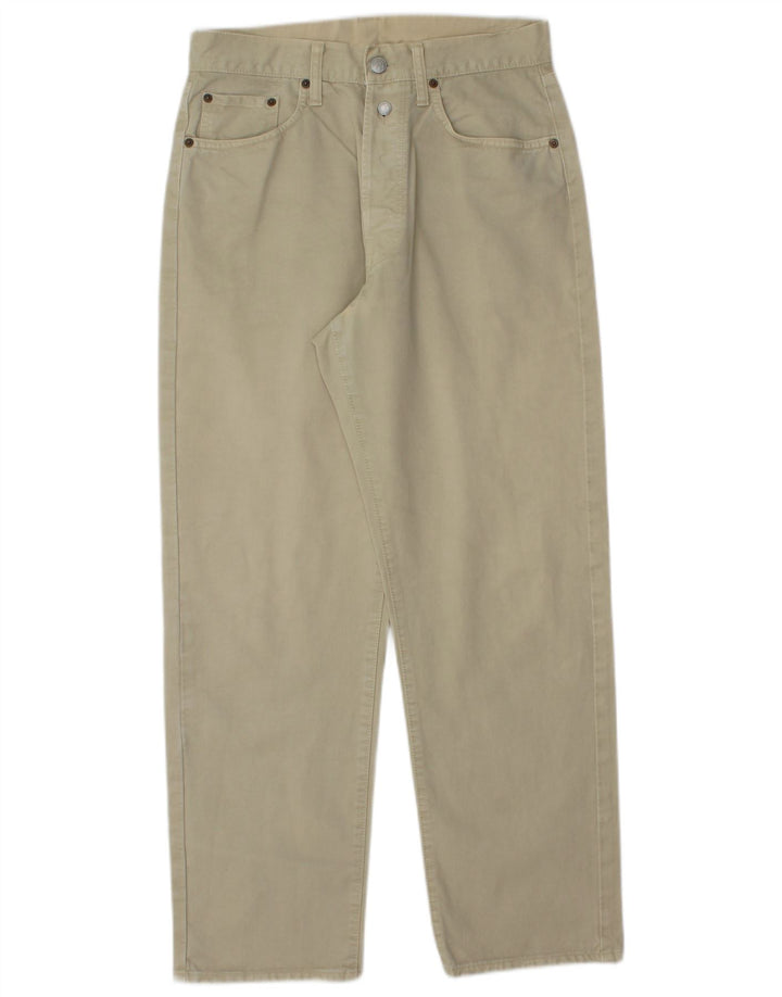 REPLAY Mens Tapered Casual Trousers W31 L30 Khaki Cotton