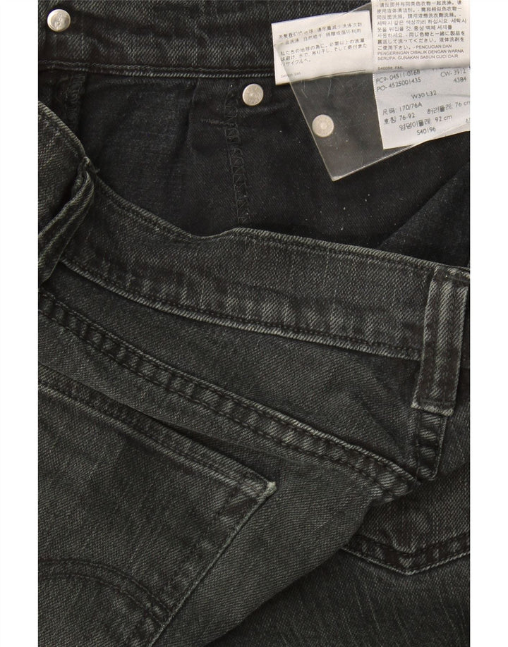 Levi's Mens Skinny Jeans W30 L32 Grey Cotton