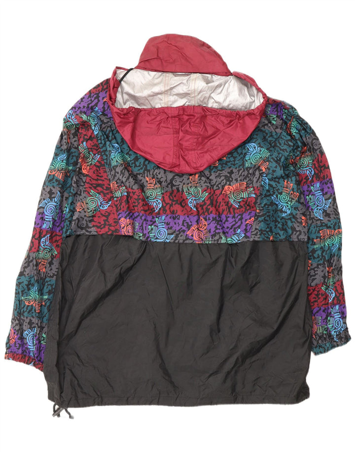 Killtec Mens Hooded Pullover Raincoat UK 42 XL Multicoloured Colourblock