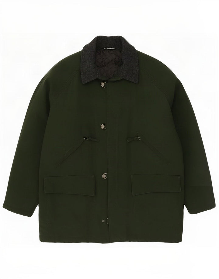 New Fast Mens Utility Jacket IT 52 XL Green