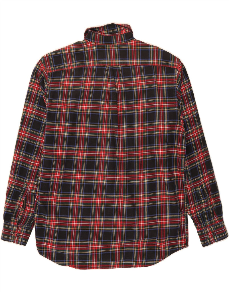 EDDIE BAUER Mens Flannel Shirt Medium Multicoloured Check Cotton Vintage Eddie Bauer and Second-Hand Eddie Bauer from Messina Hembry 