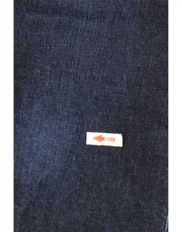 Marks & Spencer Mens Straight Jeans W42 L29 Navy Blue Cotton