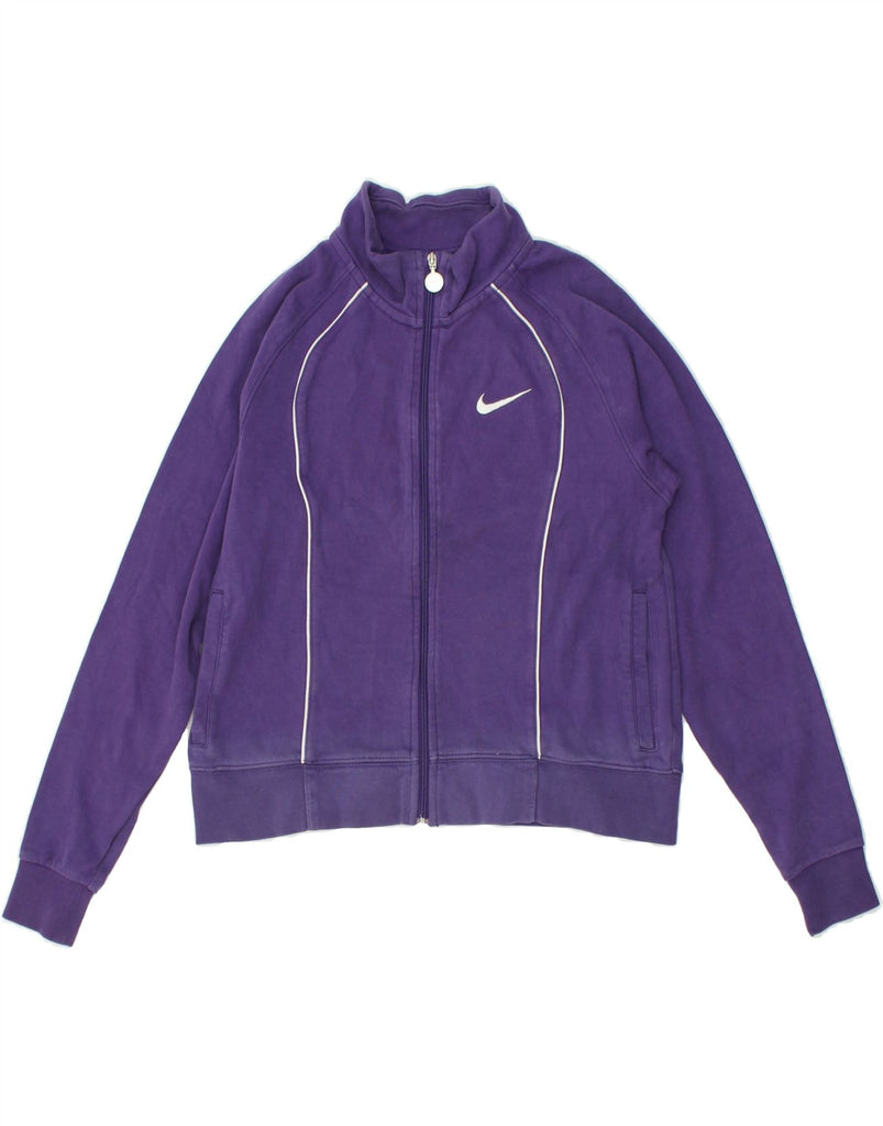 NIKE Boys Tracksuit Top Jacket 13-14 Years XL  Purple Cotton | Vintage Nike | Thrift | Second-Hand Nike | Used Clothing | Messina Hembry 