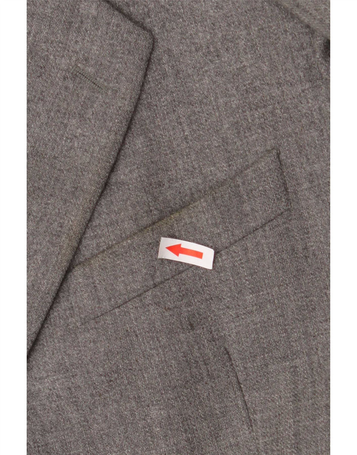 Valentino Mens 3 Button Blazer Jacket UK 40 Large Grey