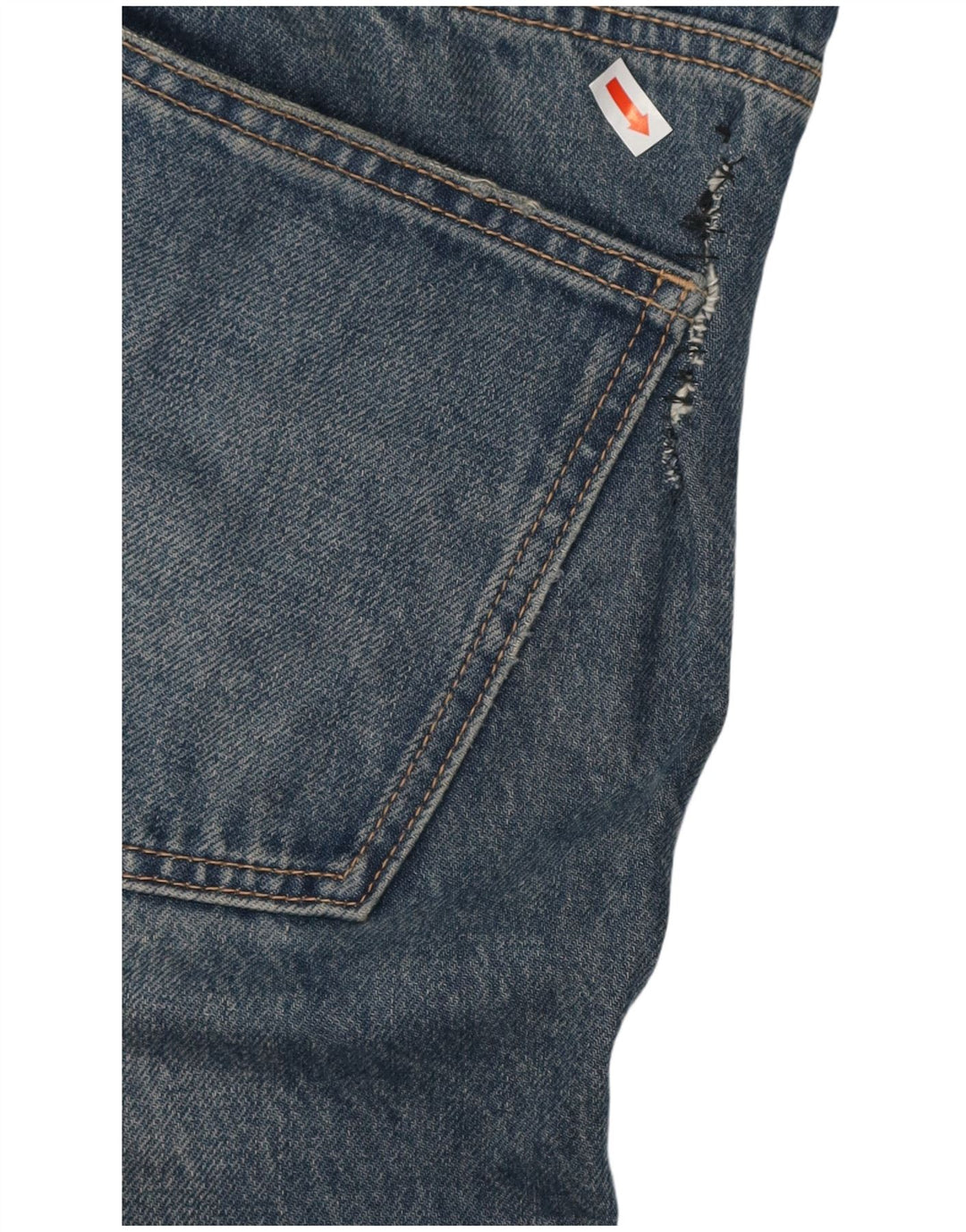 ZARA Womens Straight Jeans EU 42 Large W32 L30 Blue Cotton