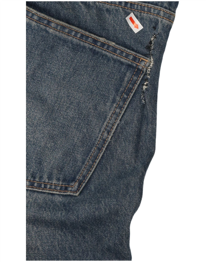 ZARA Womens Straight Jeans EU 42 Large W32 L30 Blue Cotton