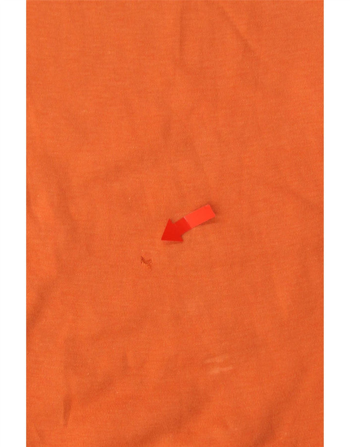 CERRUTI 1881 Mens Graphic T-Shirt Top Medium Orange Cotton Vintage Cerruti 1881 and Second-Hand Cerruti 1881 from Messina Hembry 