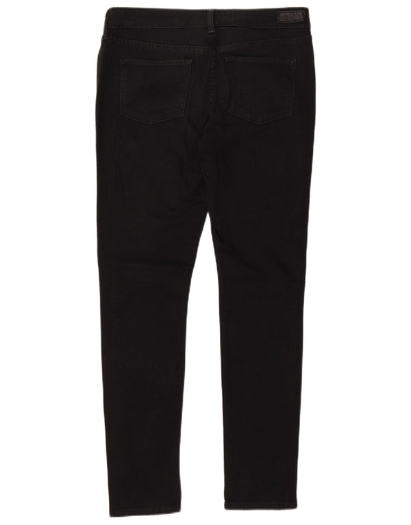 LEVI'S Womens Slight Curve Modern Rise Skinny Jeans W29 L32 Black Cotton