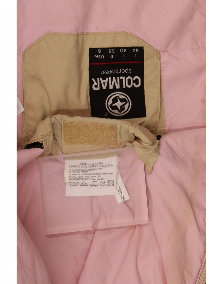 Colmar Womens Hooded Padded Jacket IT 44 Medium Beige Polyester