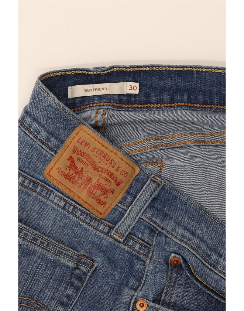 LEVI'S Womens Boyfriend Fit High Rise Capri Jeans W30 L20 Blue Cotton Vintage Levi's and Second-Hand Levi's from Messina Hembry 