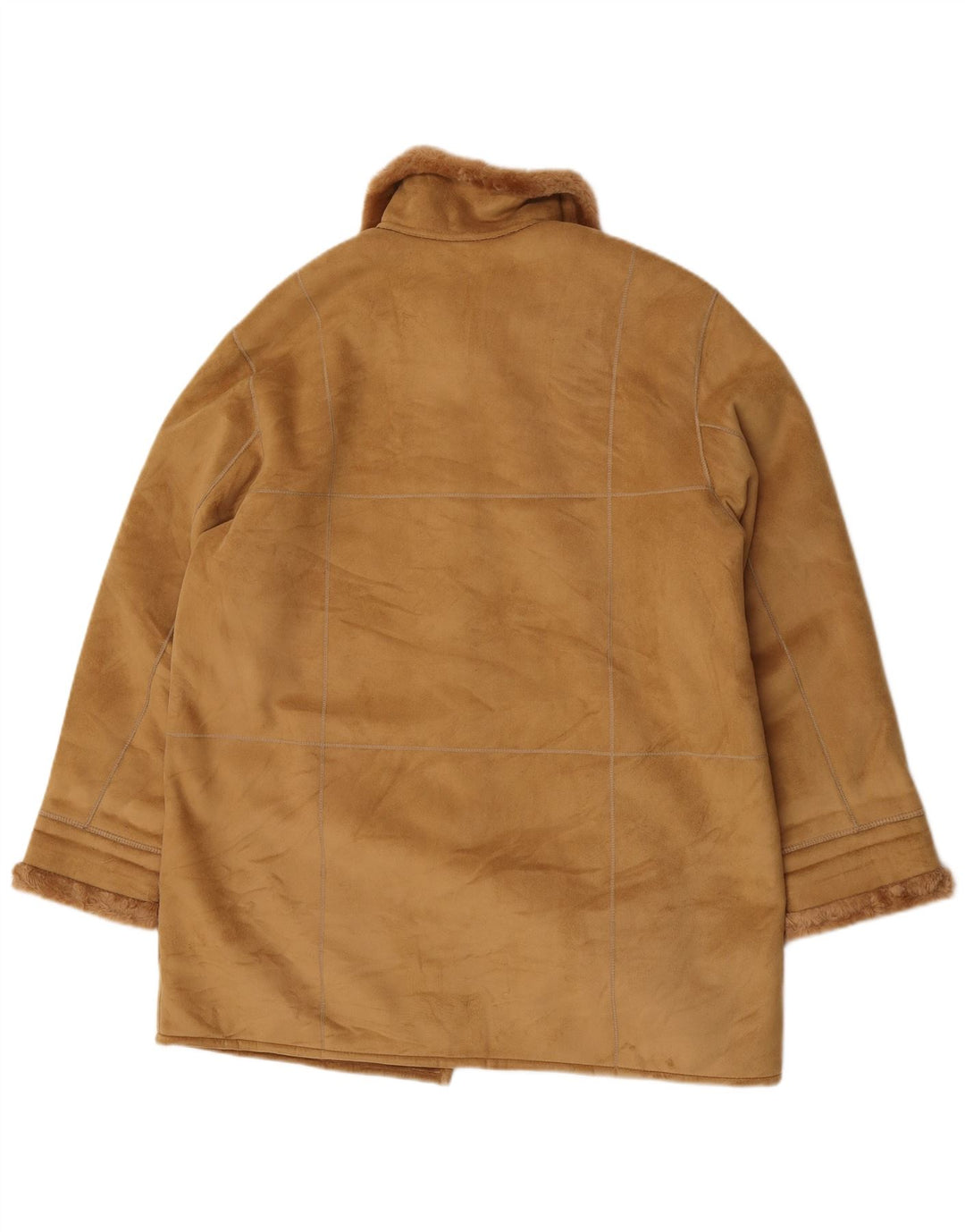FUCHS & SCHMITT Womens Sherpa Jacket UK 14 Medium Beige Polarskin