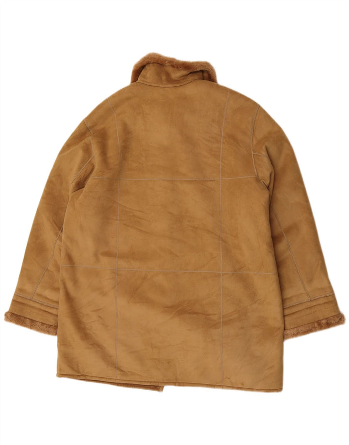 FUCHS & SCHMITT Womens Sherpa Jacket UK 14 Medium Beige Polarskin