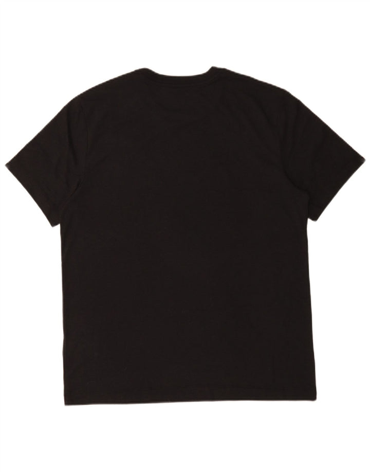 Nike Mens Graphic T-Shirt Top Large Black Cotton